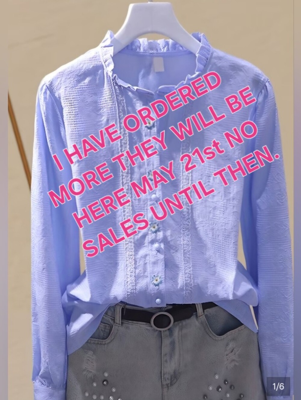 *I WILL HAVE MORE IN 3 WEEKS WHOLESALE PRICE WENT UP SO MY PRICE  WILL GO UP*